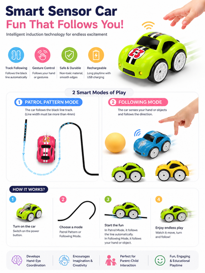 Smart Sensor Mini CAR for Kids
