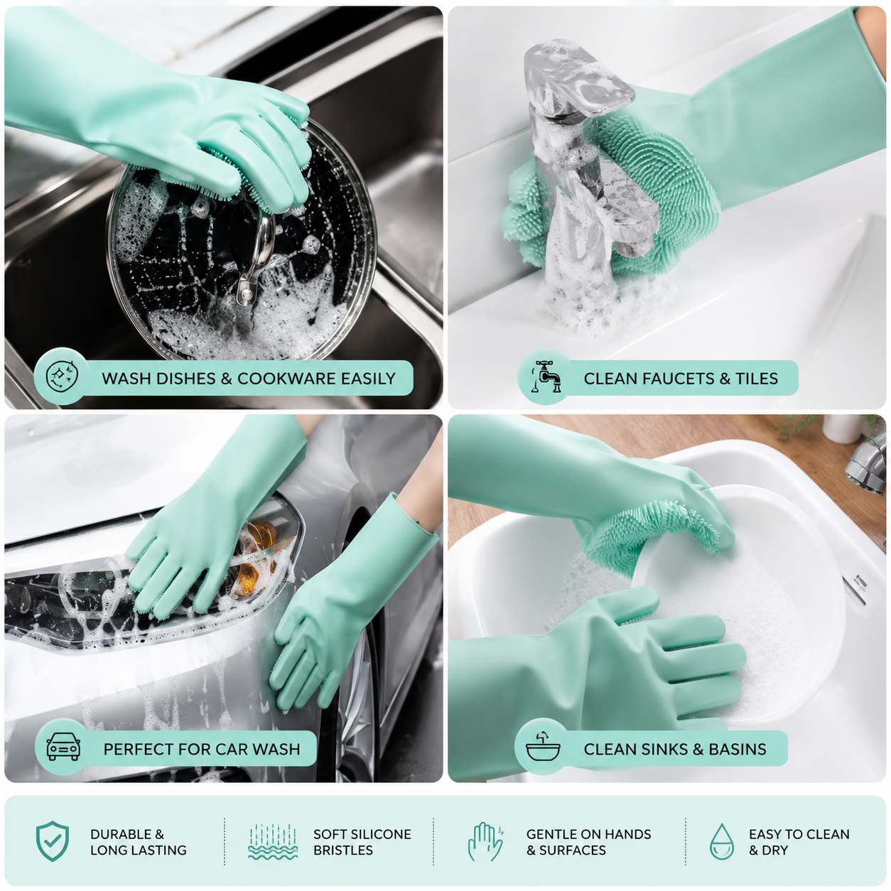 Cleaning gloves
