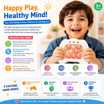 Pop Up Fidget Memory Game